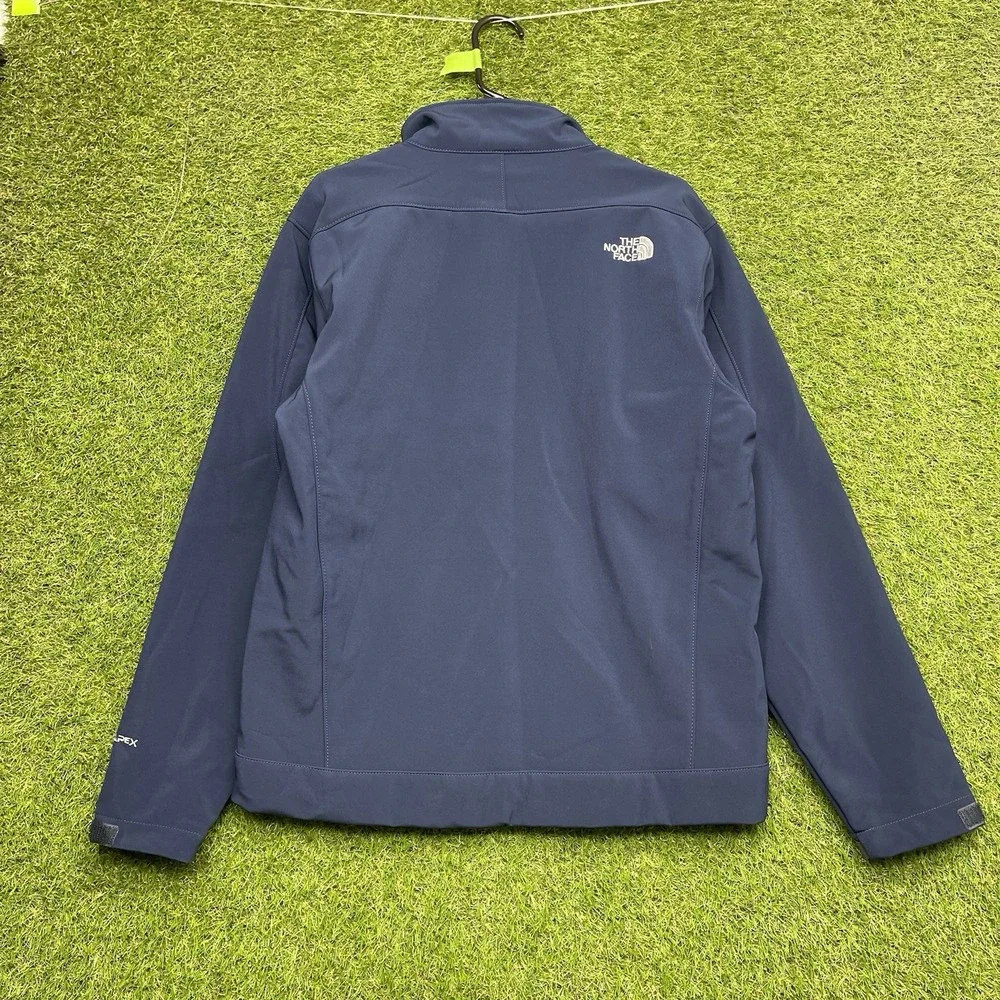 The North Face Apex Bionic Jacket Mens Medium Windwall Full Zip Blue Hiking NWT